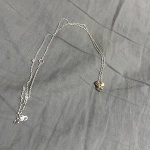 Womens three heart necklace